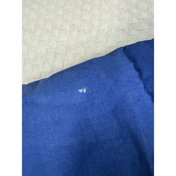 CARTERS Puffer Jacket H.W. CARTER & Son Lebanon N.H. Coat Vintage XL Blue 70s - Picture 9 of 16